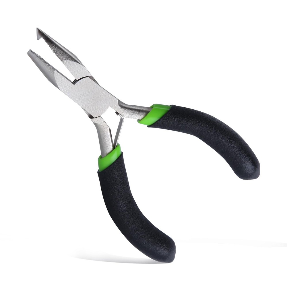INJOYTEC Mini Split Ring Pliers Jewelry 3" Small, Black