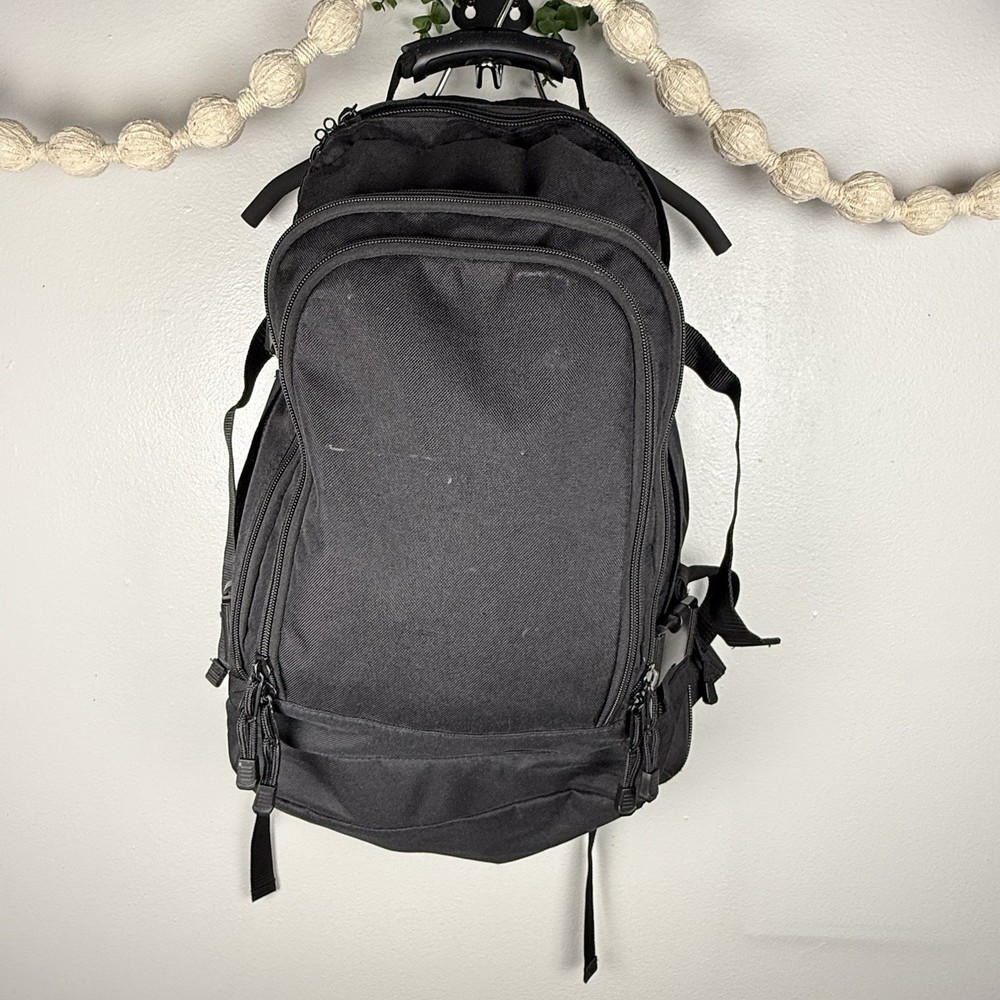 Code Alpha Large Backpack U.S. Military Tactical Field Gear Black - Expandable!!