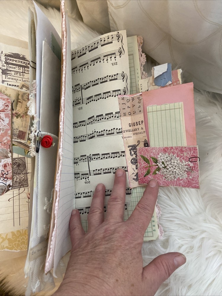 Long Thin Junk Journal Handmade