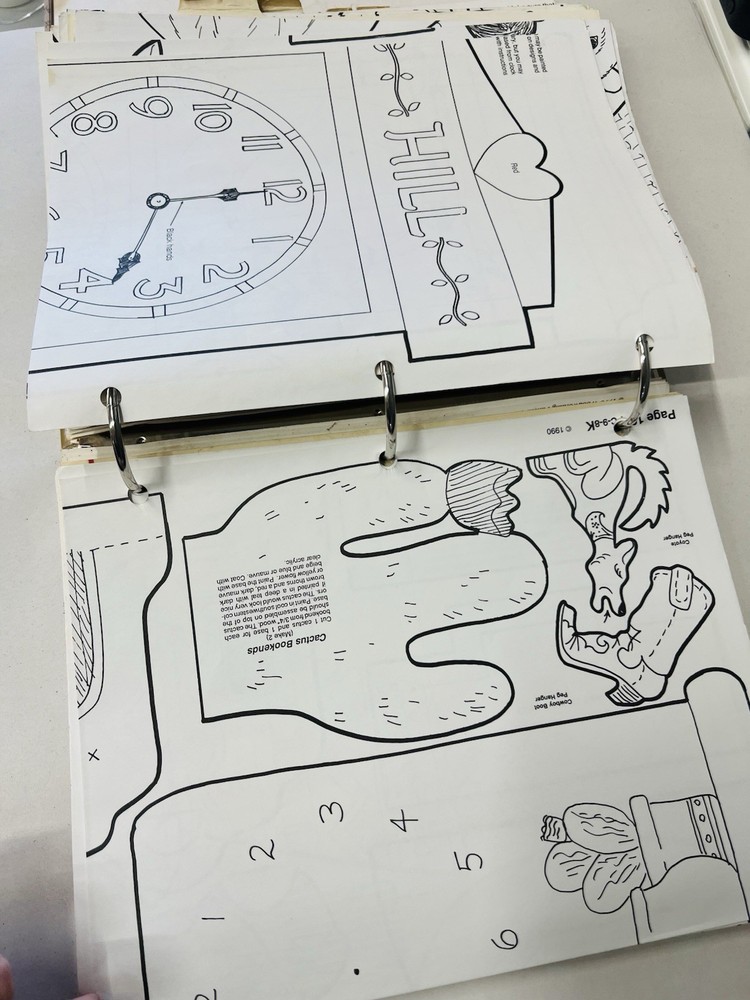 Woodworking Pattern Club And Scroll Saw Pattern 3-Ring Binder 97 Patterns