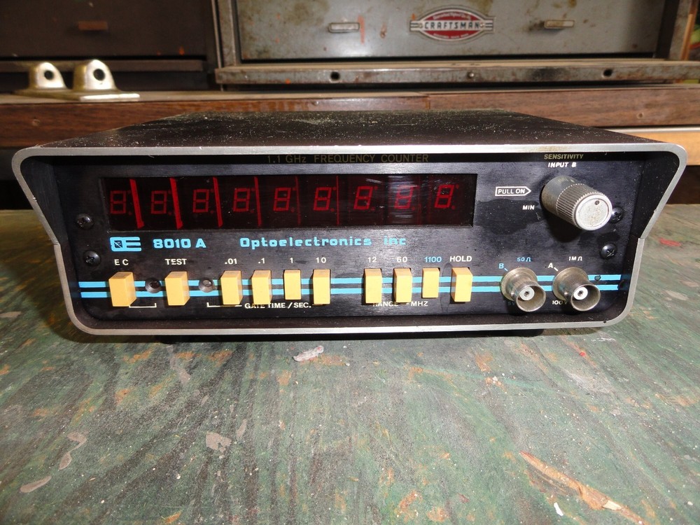 Optoelectronics 8010 Frequency Counter (Working Unit)