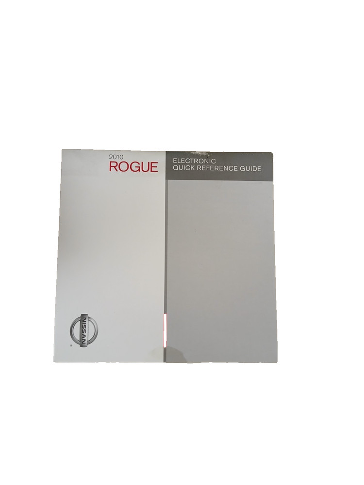 2010 Nissan Rogue Owners Manual With Quick Reference CD & Case