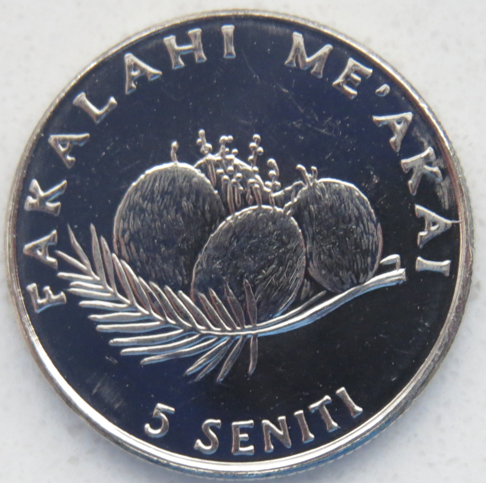 Tonga 5 seniti 2005 KM# 68a UNC