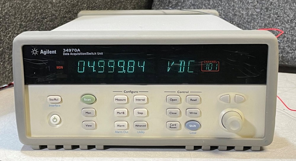 Agilent HP 34970A Data Acquisition Data Logger Switch Unit w/ 6.5 Digit DMM