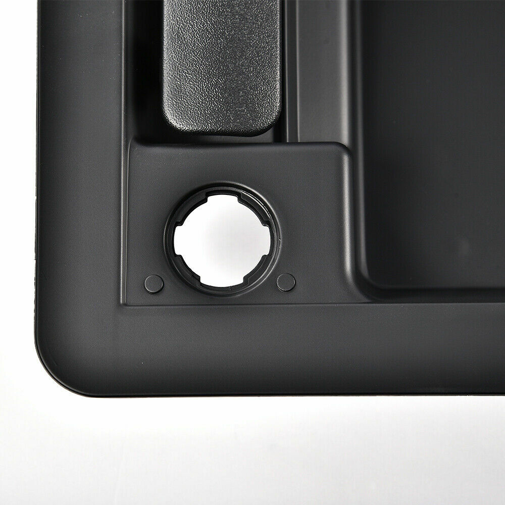 Fit For Ford E150 E250 E350 Rear Cargo Door Handle License Plate Bracket Black