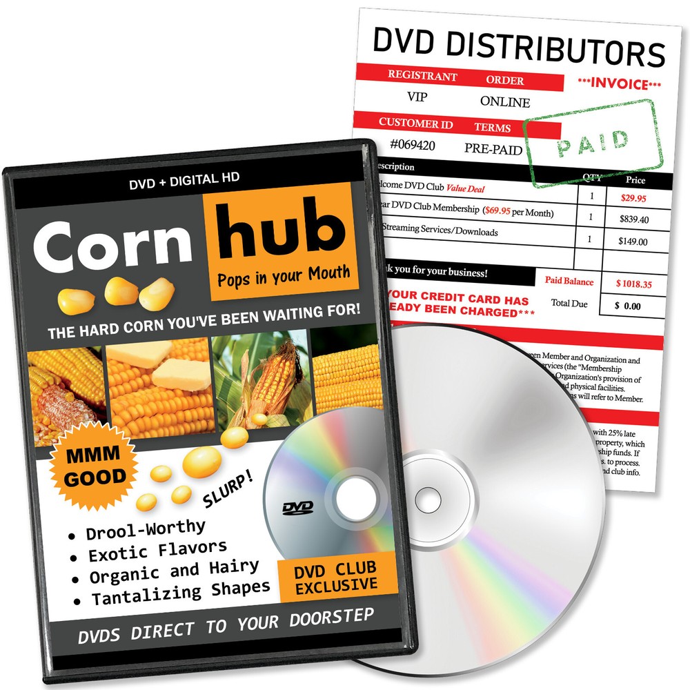 Corn Hub DVD and Fake Invoice Prank Mail Sent Anonymously!