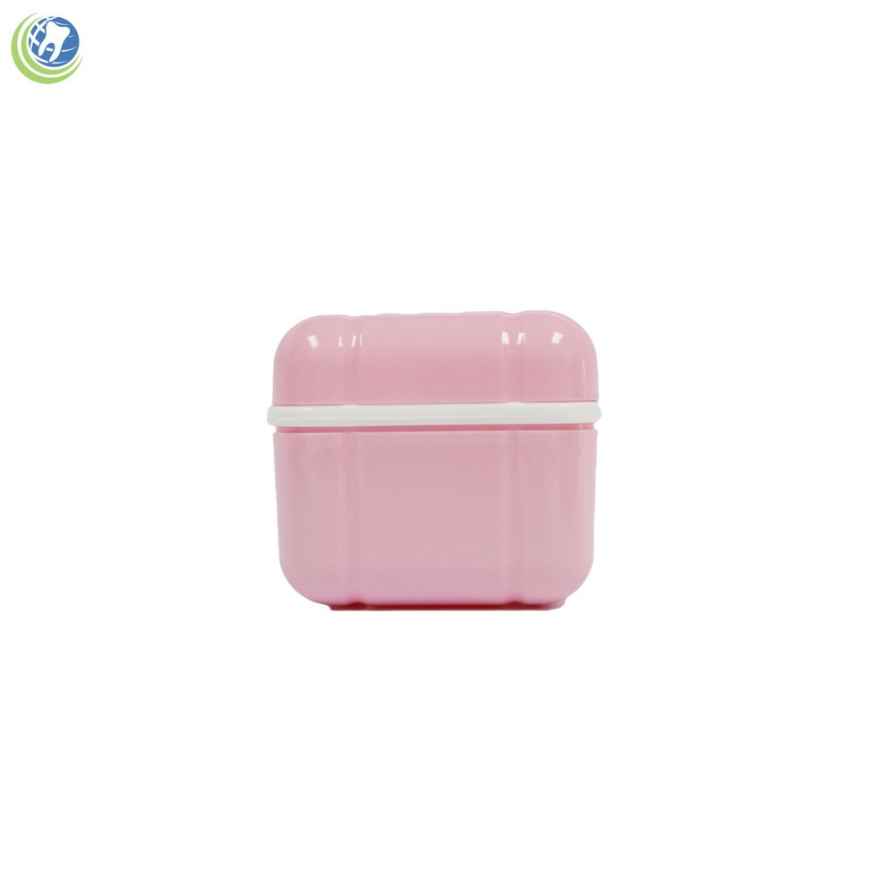 Denture Retainer Mouth Guard Storage Case & Soaking Rinsing Bath Basket Assorted