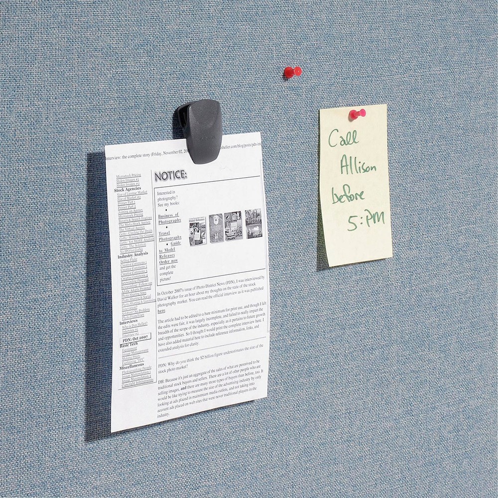 48-1/4"W x 64"H Office Partition Panel with Partial Window Pass-Thru Cable Blue
