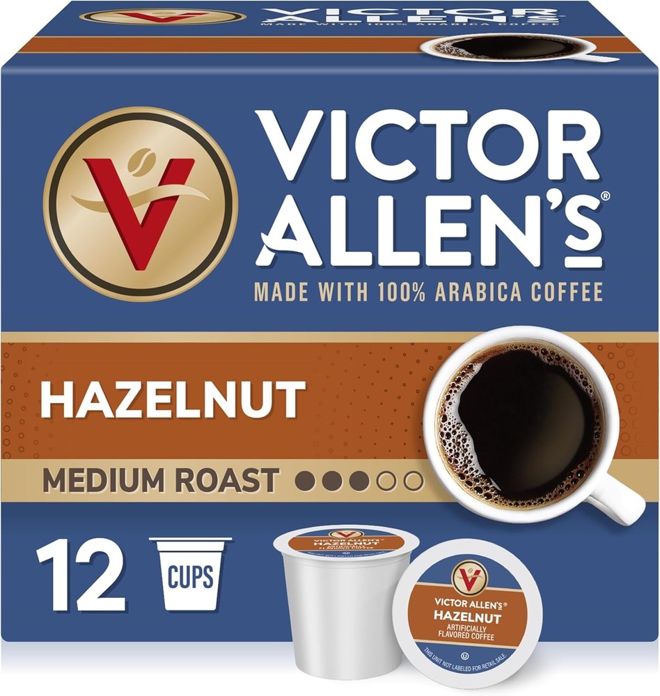 Hazelnut Flavored, Medium Roast,Single Serve Coffee