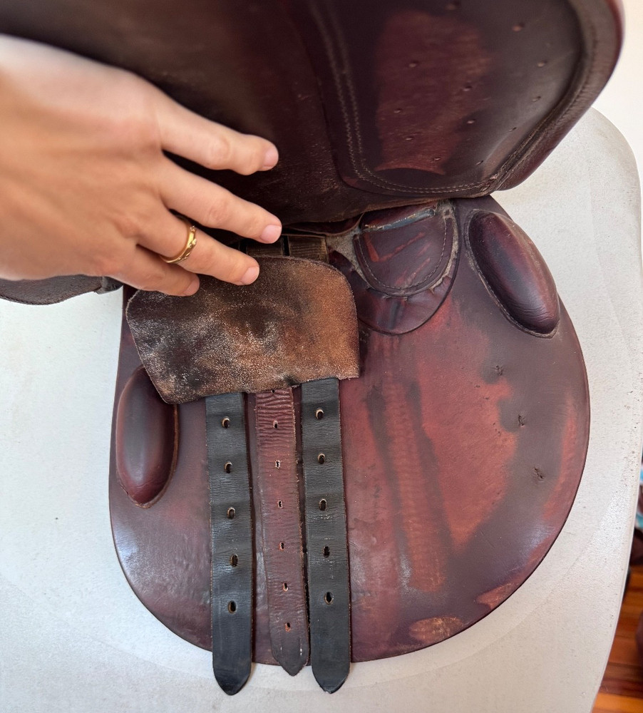 17.5" Tad Coffin A5G Performance Saddle - Grain / Calf - Gorgeous!
