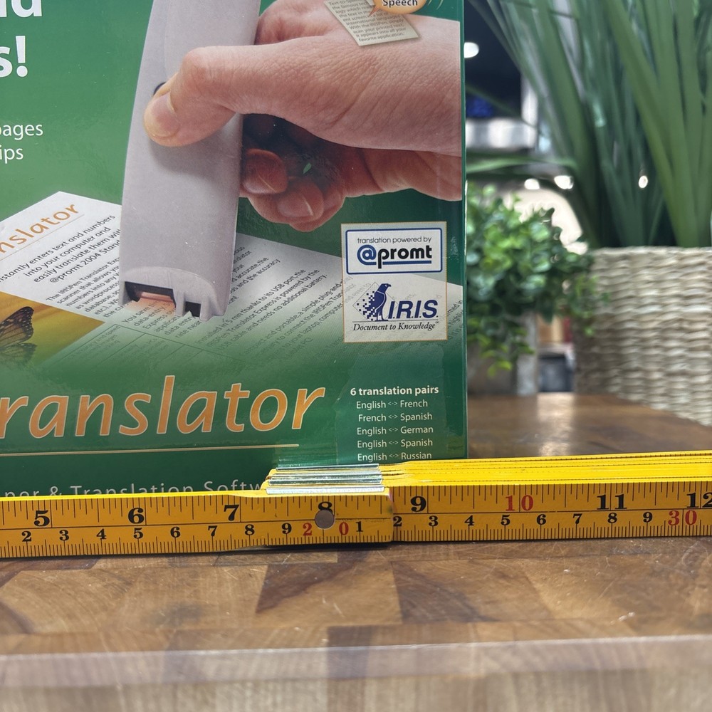 IRISPen Translator Express Scanner Pen w/ Box Software Manuals