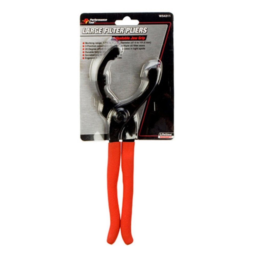 Performance Tool Large Oil Filter Pliers W54311