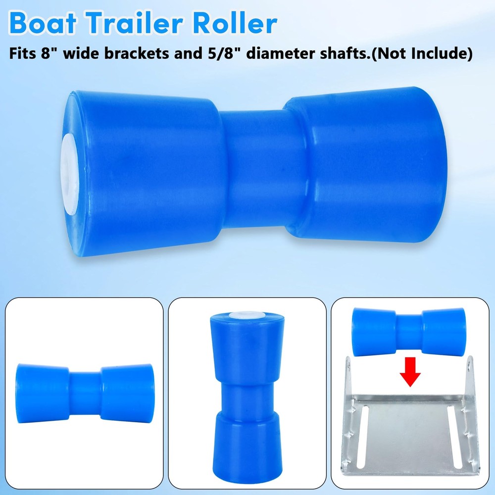 8inch Boat Trailer RollerKeel Rollers for Boat TrailerHeavy Duty Boat Rollers...