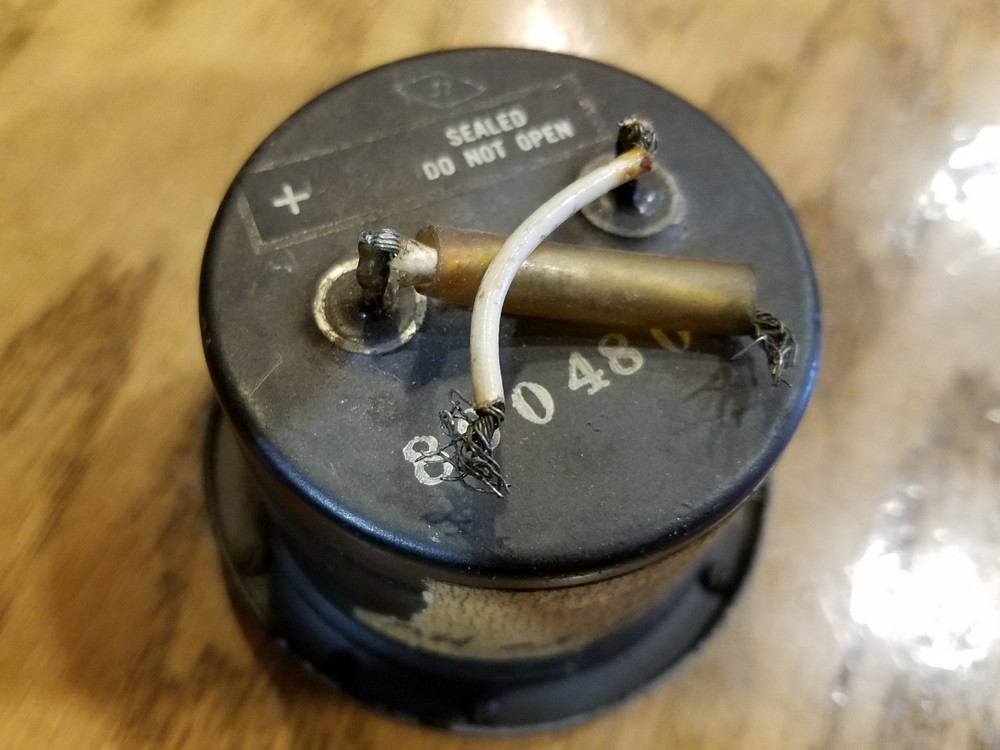 Phastron Ruggedized PANEL METER Dash Gauge AMPERES D.C. 0-10