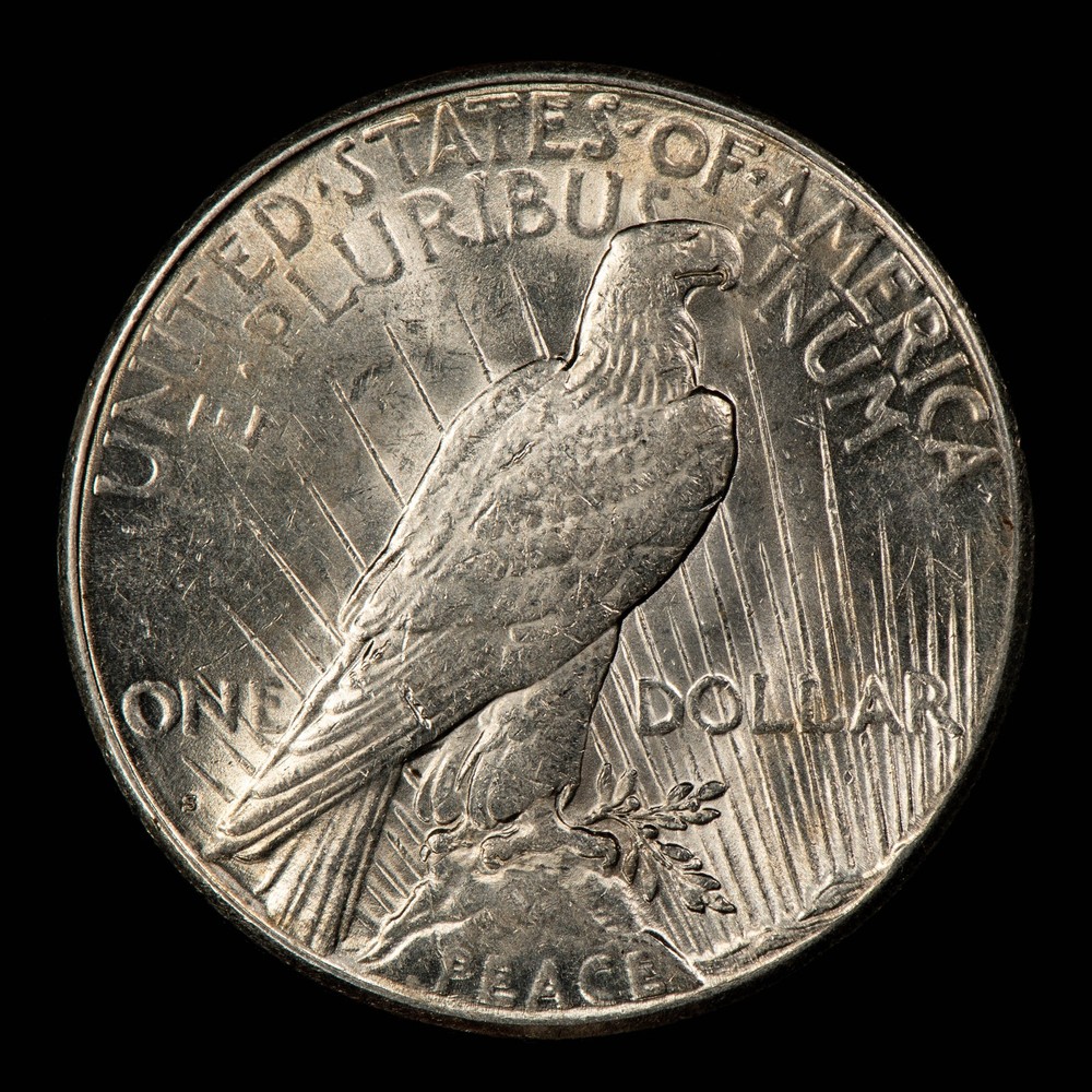 1922-S $1 Silver Peace Dollar - Luster - UNC - SKU-D6961