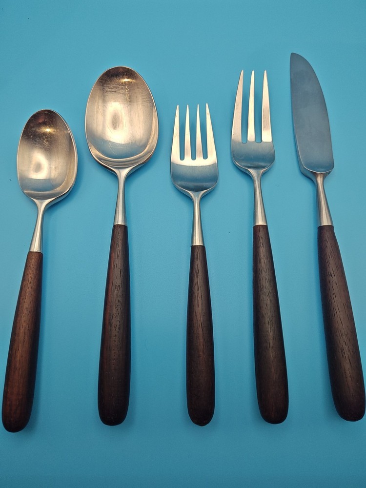 Lauffer Towle Palisander Vintage Flatware Place Setting MCM 5 pc.