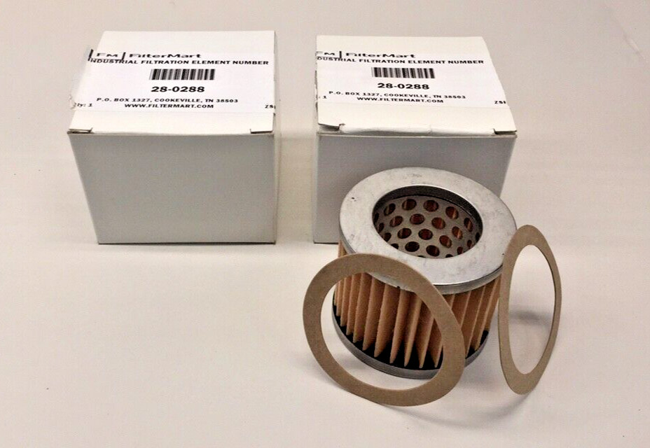 Filter Mart 28-0288 Industrial Filtration Element (Pack of 2)