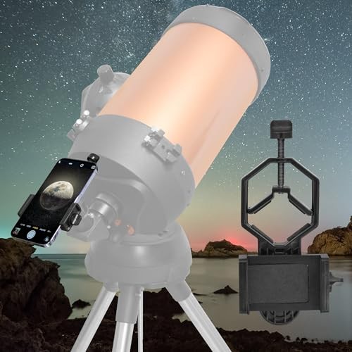 Metal Smartphone Telescope Adapter Camera Mount, Universal Phone Mount, Work
