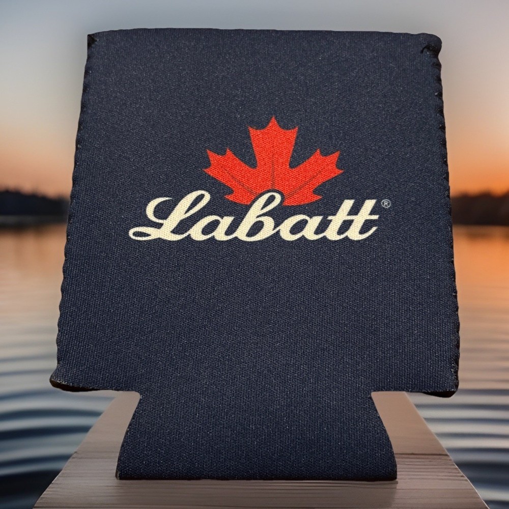 Labatt Navy Blue Can Koozie