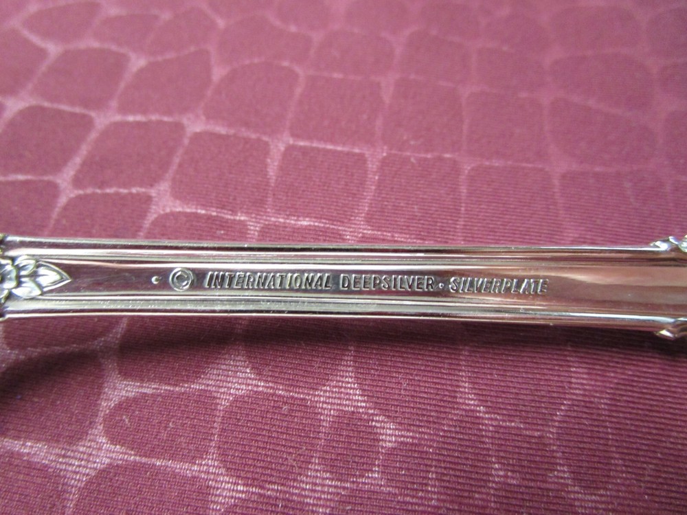 ROCHAMBEAU Pierced Cake or Pie Server Silverplate 1978 No Monograms gu