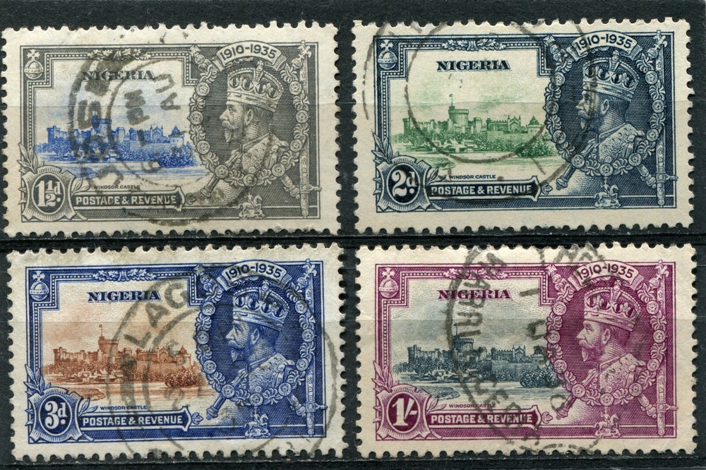 1935 Silver Jubilee Nigeria Used Set