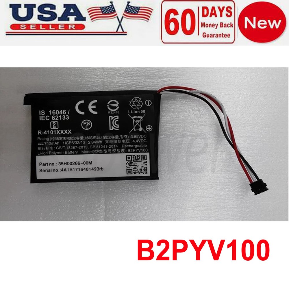 New B2PYV100 Rechargeable Li-ion Polymer battery for HTC Vive Tracker 740mAh