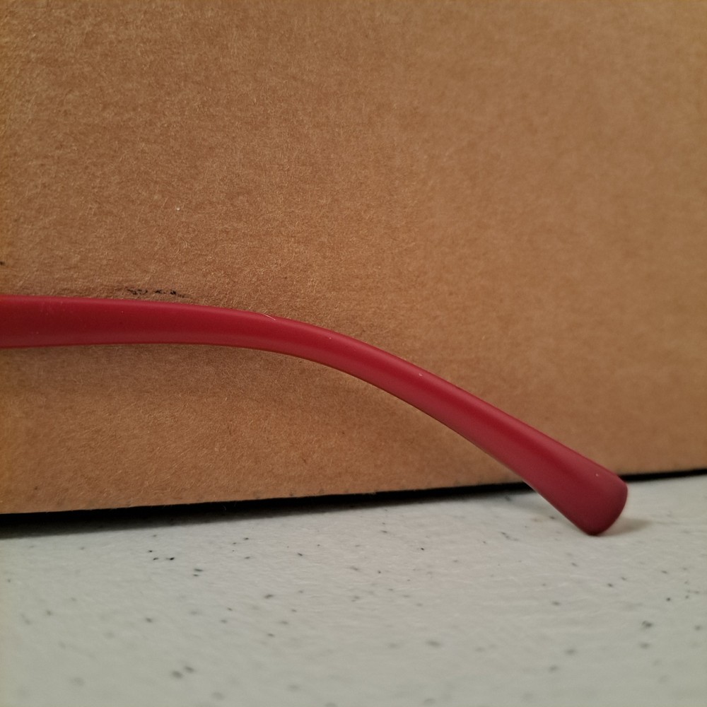 Spektrum Eyeglasses Blue Light Black Maroon Square Frames U-74