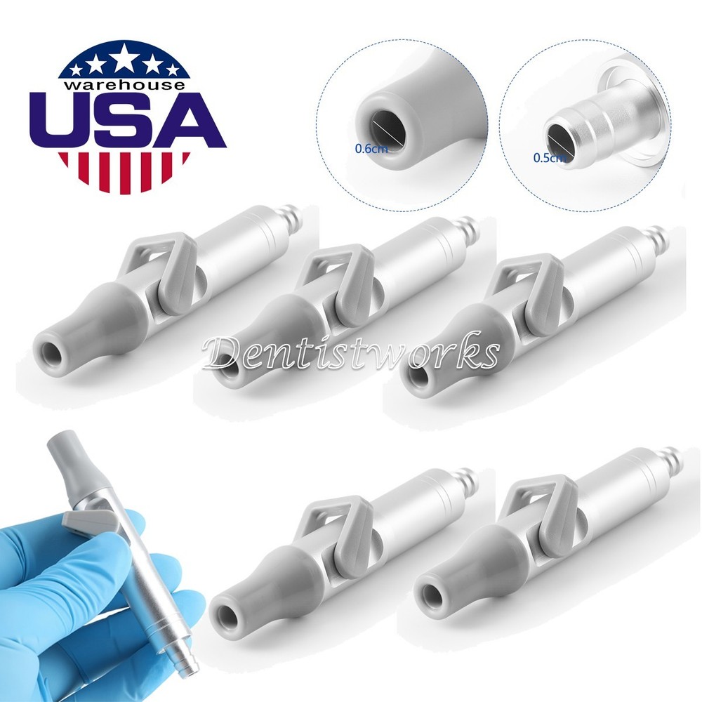 Dental Universal Weak Suction Handle Saliva Ejector Suction Valves Tip Adaptor