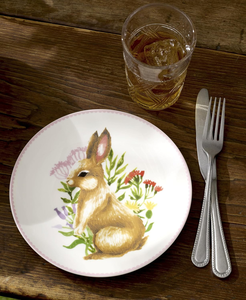 897155 Bunny Accent Plates, Set of 4