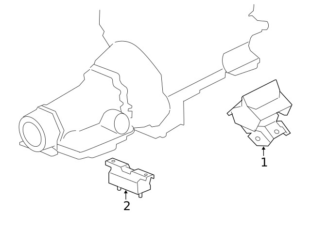 Genuine GM Transmission Mount 84357861