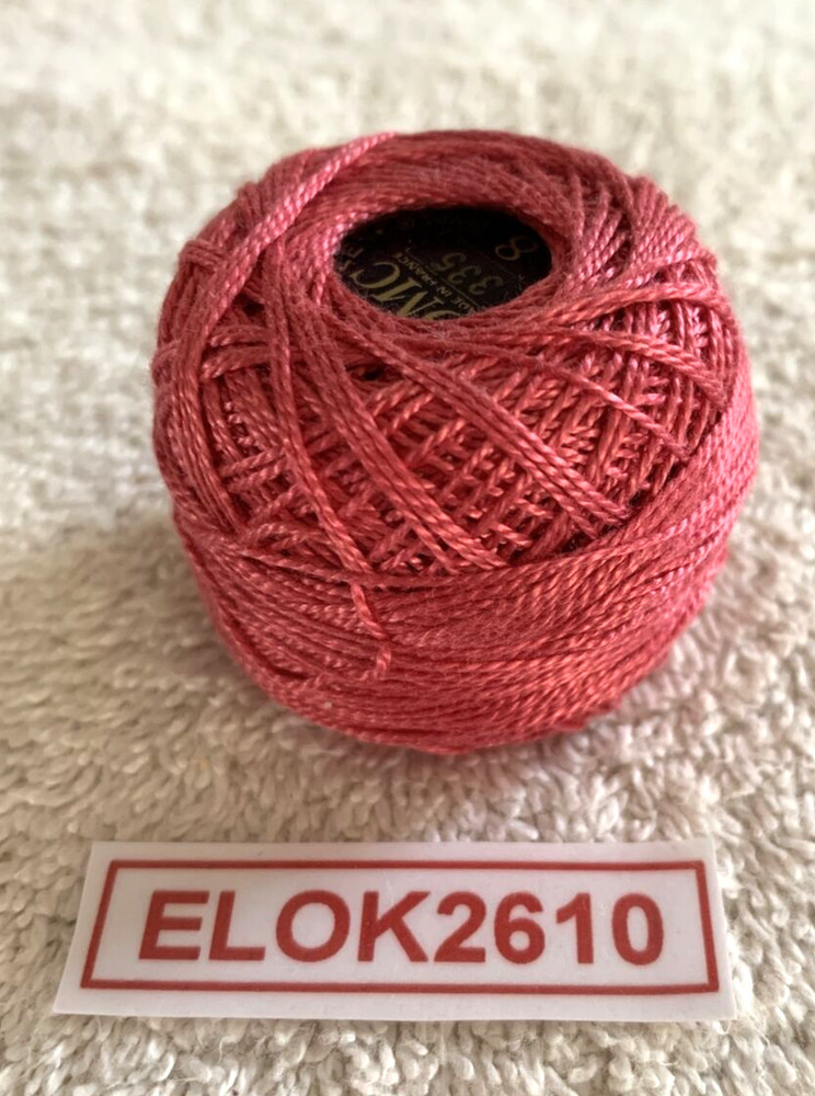 DMC Perle Cotton Thread Size 8 Rose 335 95 Yards