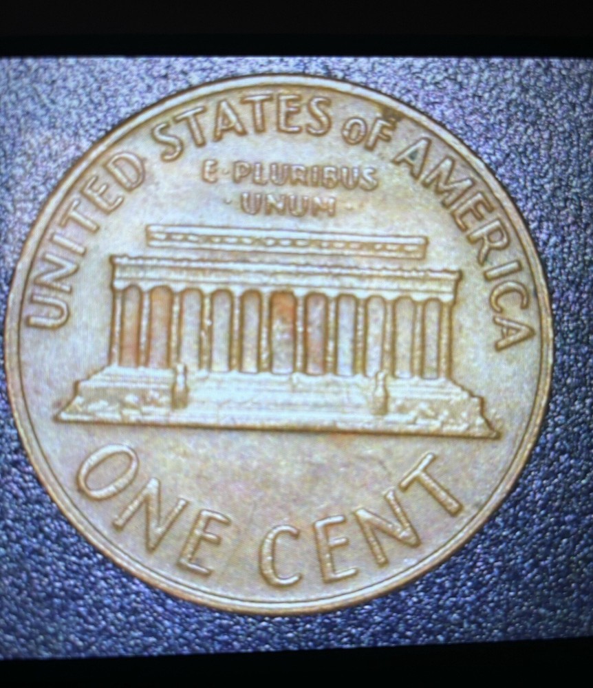 1969-D LINCOLN MEMORIAL FLOATING ROOF With WEAK FG
