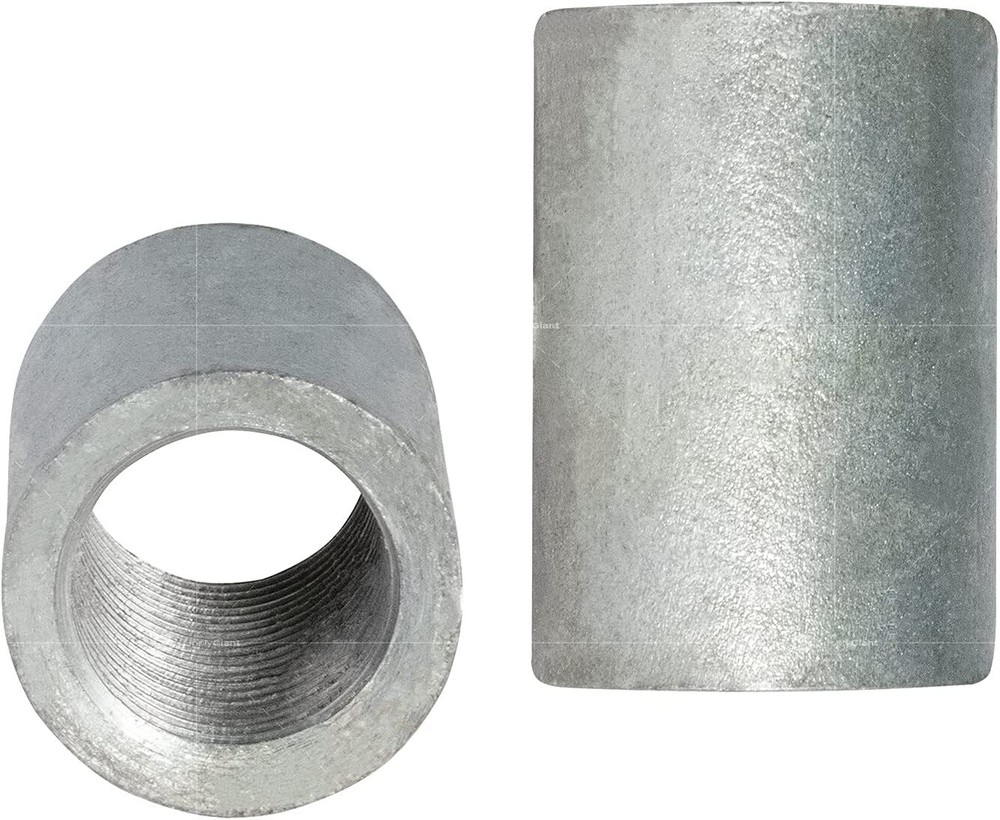 1/8" Straight Merchant Steel Coupling With Galvanized Coating