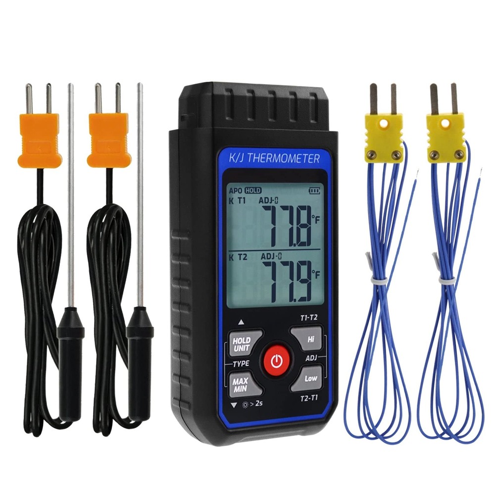 Thermocouple Thermometer HVAC Temperature Meter, Digital Upgraded
