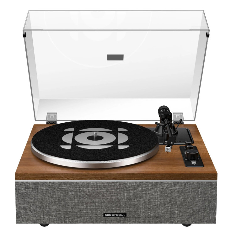 Qlearsoul ONE-S Vinyl Record Player with Bluetooth Input/Output, All-In-One