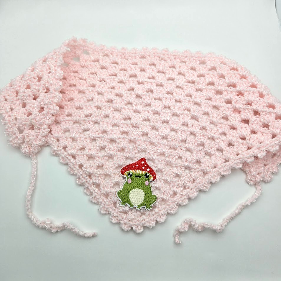 Bandana Crochet Frog