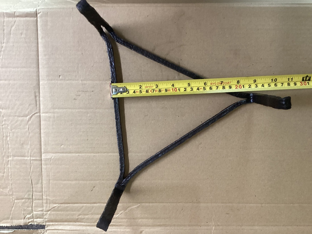 Antique Victorian Wrought Iron Blacksmith Made Campfire Trivet