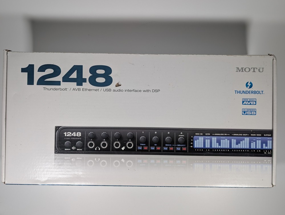 MOTU 1248 Thunderbolt / USB / AVB Audio Interface - OPEN BOX / NEW CONDITION