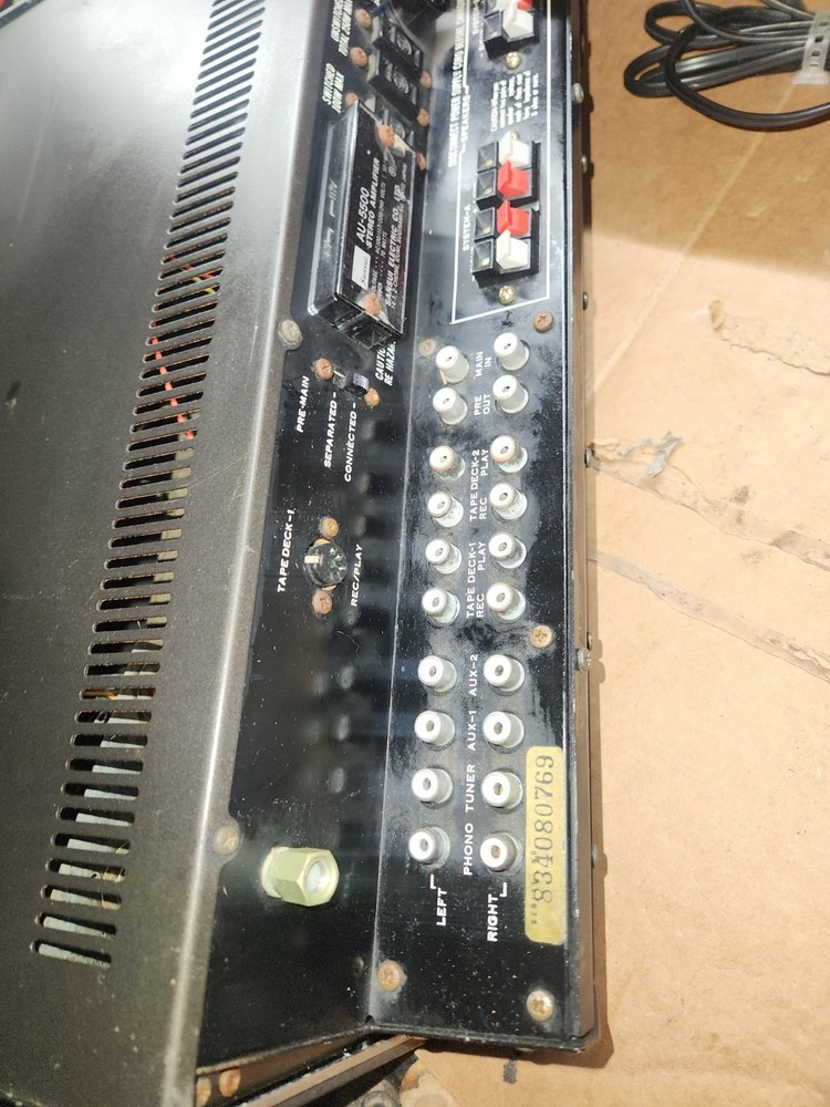 🔥 SANSUI AU-5500 Integrated Amplifier ❤️ Tested Ready To 🪨