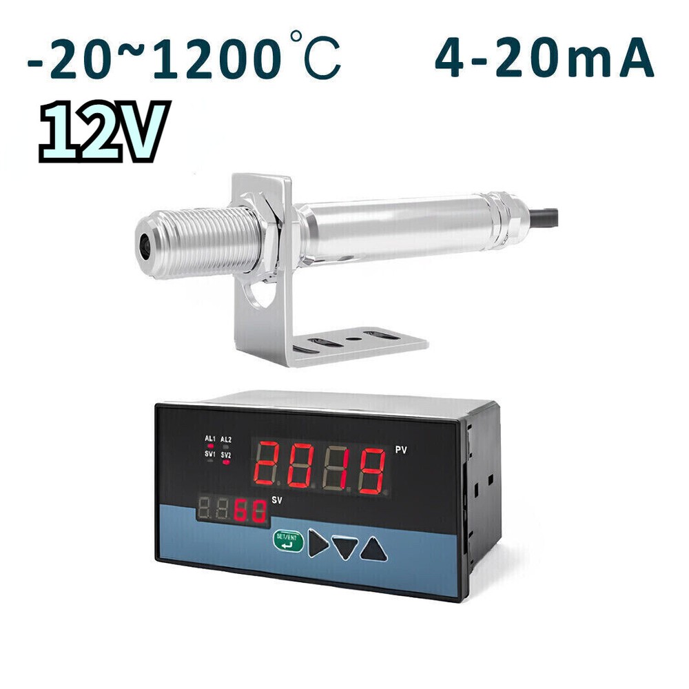12V Industrial Controller Infrared Thermometer Sensor Temperature Non-contact