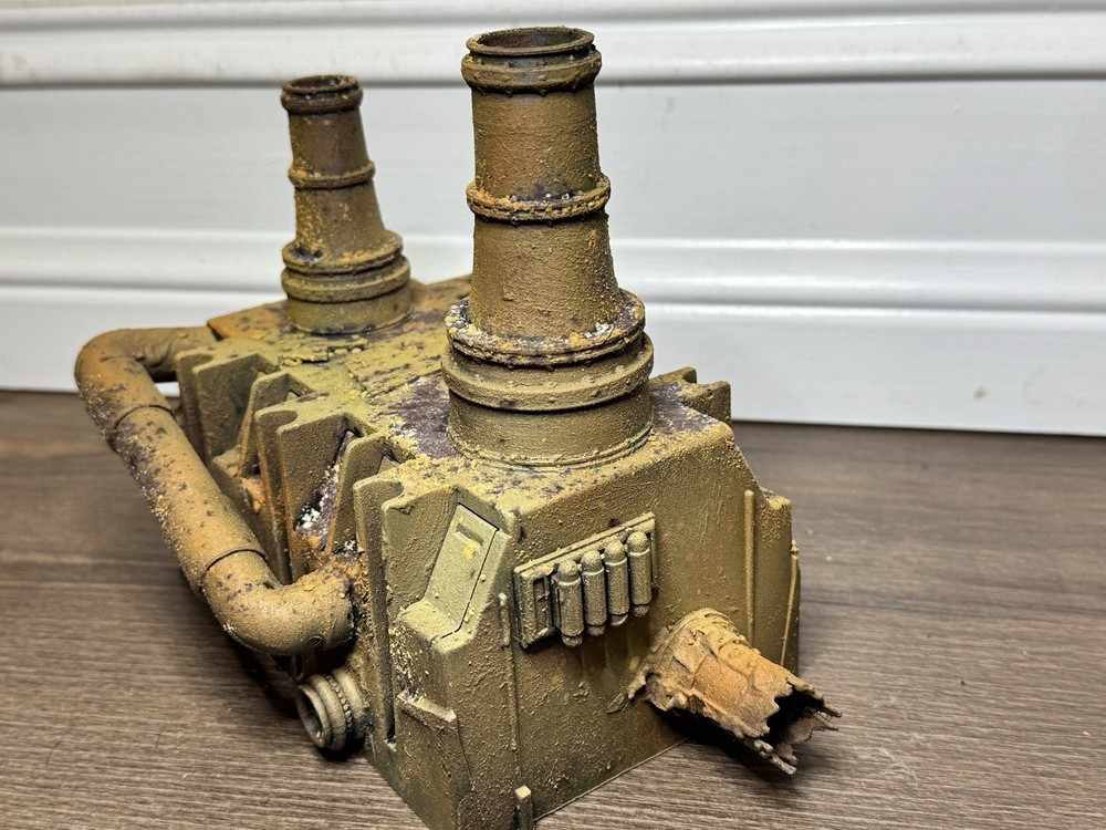 Warhammer Necromunda Table Top terrain Power Plant Hive Stack –scratch built.