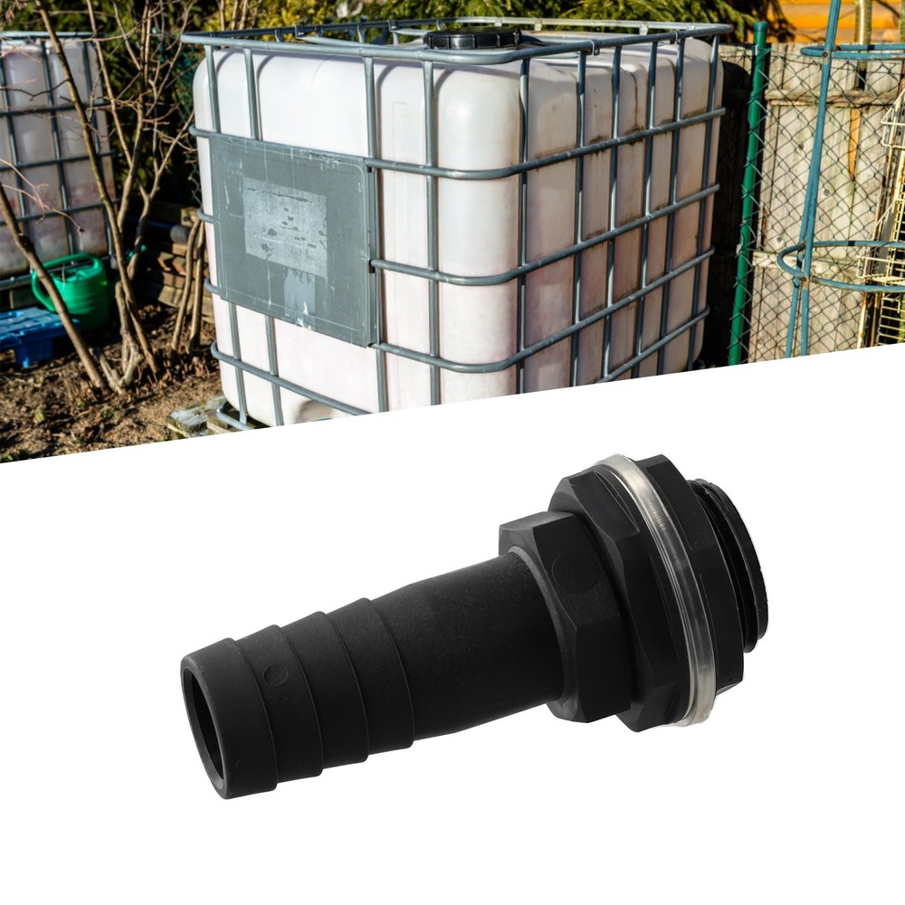 Overflow Connector Pipe Water 1in 3/4" BSPM Thread Accessories Butt/tank
