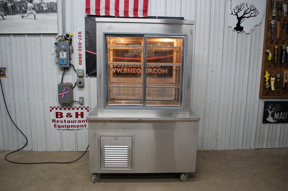 Colorpoint K50-ST-R-EB Pass Through Refrigerated Pie Display Case Merchandiser