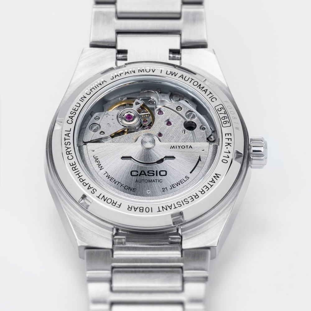 CASIO EDIFICE EFK-110D-1A Sapphire Automatic Stainless Steel
