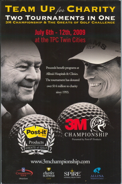 2009, 2010 & 2011 3M Championship Programs plus a  Pairings Guide