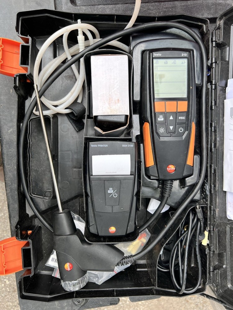 Testo 310 Residential Combustion Analyzer Kit with Printer - 05633110