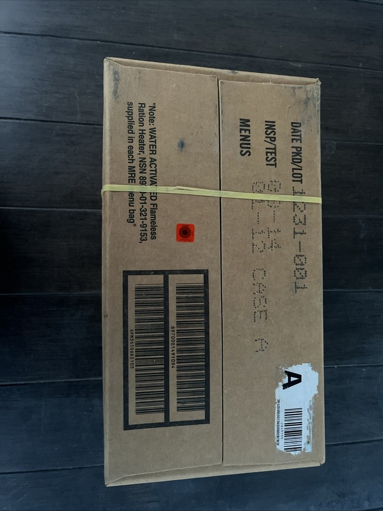 Official Military MRE Cases