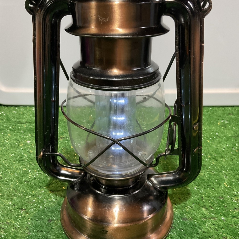 Conductors Lantern LED Lantern Light Excellent Condition Bronze Color