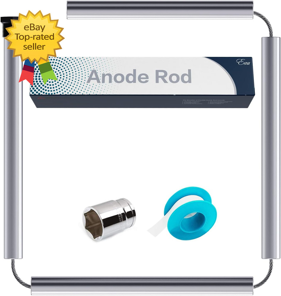 44 Inch Aluminum Zinc Anode Rod Flexible Water Heater Odor Removal Kit Tool