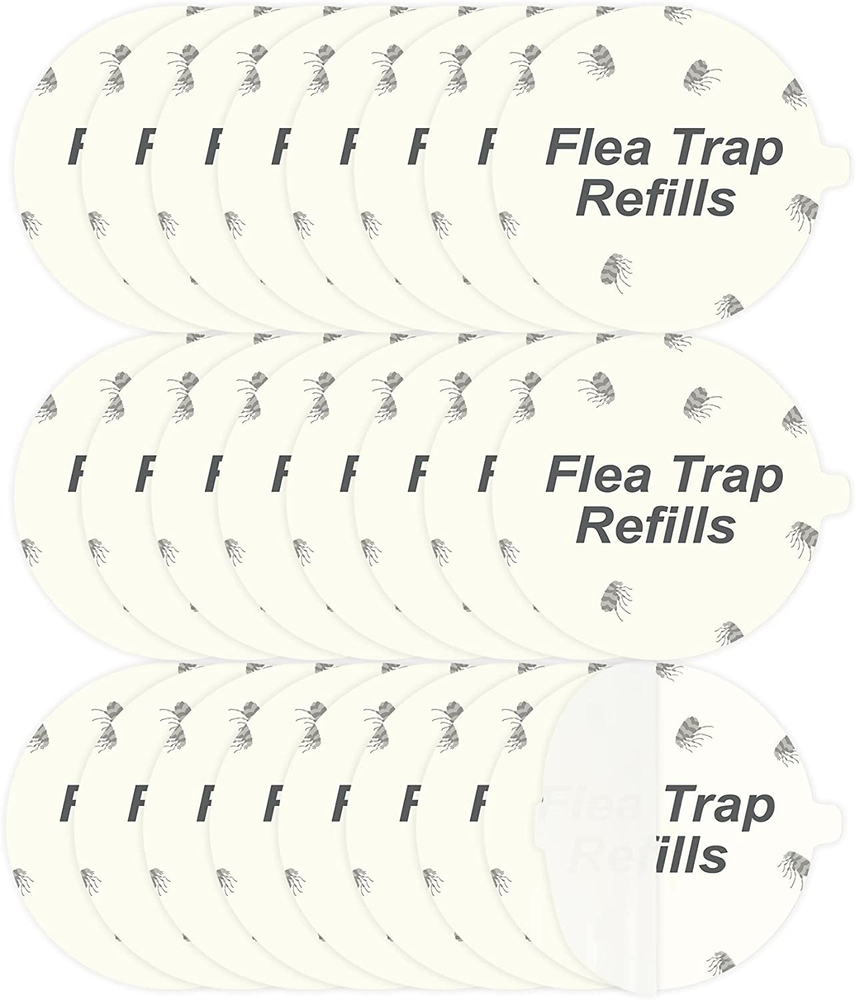 20 Pack Flea Trap Refill Discs Replacement Glue Boards